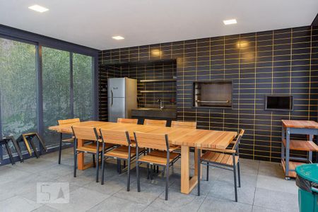 Studio para alugar com 28m², 1 quarto e sem vaga Studio para alugar com 28m², 1 quarto e sem vagaÁrea comum - Churrasqueira