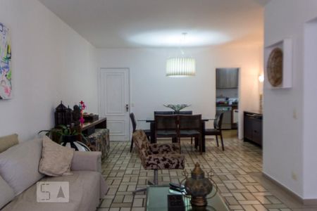 Sala de apartamento para alugar com 3 quartos, 125m² em Indianópolis, São Paulo