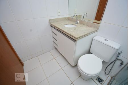 Banheiro da Suíte de apartamento para alugar com 1 quarto, 36m² em  Águas Claras, Brasília