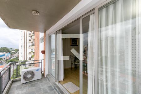 Varanda da Suíte de apartamento para alugar com 3 quartos, 140m² em Vila Congonhas, São Paulo
