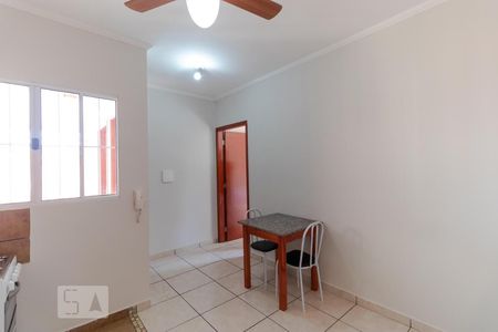 Sala e Cozinha de kitnet/studio para alugar com 1 quarto, 42m² em Cidade Universitária, Campinas