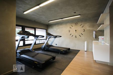 Studio para alugar com 28m², 1 quarto e sem vaga Studio para alugar com 28m², 1 quarto e sem vagaÁrea comum - Academia