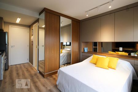 Suíte  de kitnet/studio para alugar com 1 quarto, 28m² em Indianópolis, São Paulo