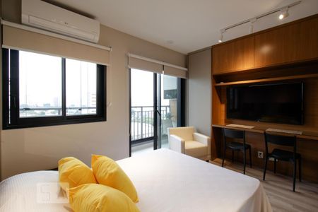 Suíte  de kitnet/studio para alugar com 1 quarto, 28m² em Indianópolis, São Paulo