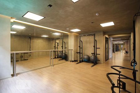 Studio para alugar com 28m², 1 quarto e sem vaga Studio para alugar com 28m², 1 quarto e sem vagaÁrea comum - Academia