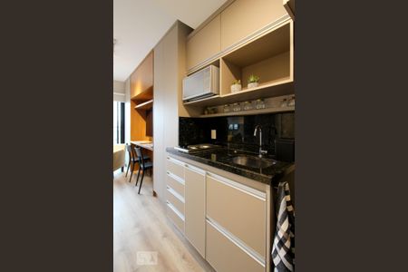 Studio para alugar com 28m², 1 quarto e sem vaga Studio para alugar com 28m², 1 quarto e sem vagaCozinha