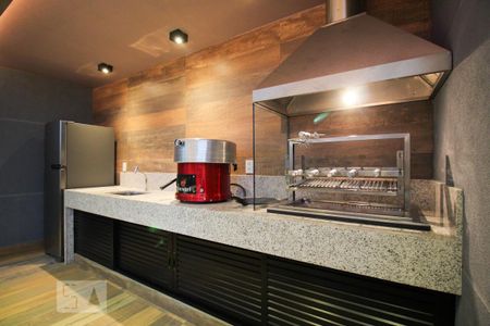 Studio para alugar com 28m², 1 quarto e sem vaga Studio para alugar com 28m², 1 quarto e sem vagaÁrea comum - Churrasqueira