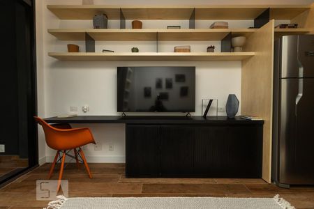 Studio à venda com 32m², 1 quarto e sem vagaSala