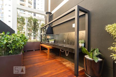 Studio à venda com 32m², 1 quarto e sem vagaChurrasqueira