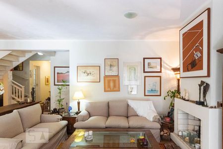 Sala de Estar de casa de condomínio à venda com 3 quartos, 191m² em Pedra Redonda, Porto Alegre