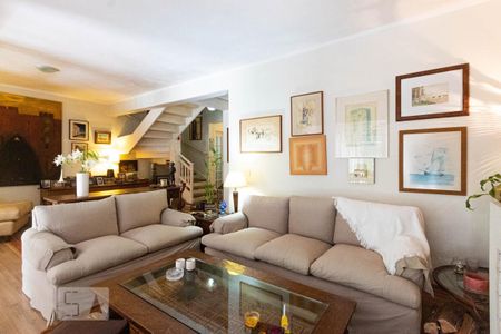 Sala de Estar de casa de condomínio à venda com 3 quartos, 191m² em Pedra Redonda, Porto Alegre