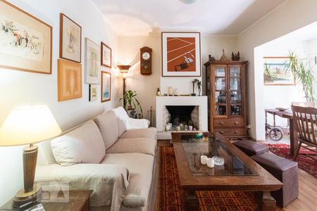 Sala de Estar de casa de condomínio à venda com 3 quartos, 191m² em Pedra Redonda, Porto Alegre