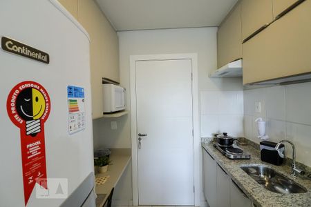 Cozinha de apartamento para alugar com 1 quarto, 23m² em Iguatemi, Ribeirão Preto