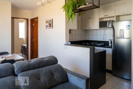 Sala de apartamento para alugar com 2 quartos, 47m² em Areal (águas Claras), Brasília