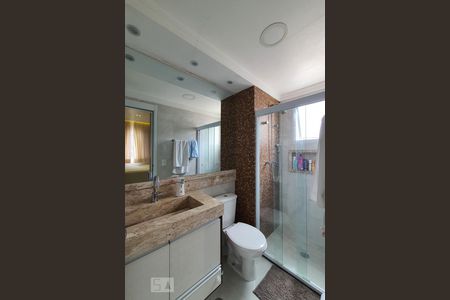 Banheiro da suíte de apartamento à venda com 2 quartos, 68m² em Ipiranga, São Paulo