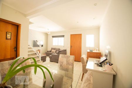 sala de casa de condomínio à venda com 3 quartos, 129m² em Jardim Novo Campos Elíseos, Campinas