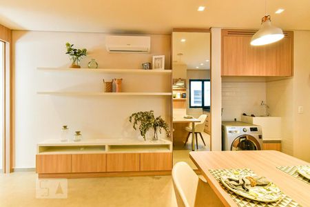 Sala de apartamento para alugar com 1 quarto, 48m² em Higienópolis, São Paulo