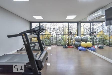 Apartamento para alugar com 48m², 1 quarto e 1 vaga Apartamento para alugar com 48m², 1 quarto e 1 vagaAcademia