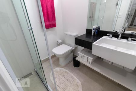 Apartamento para alugar com 60m², 1 quarto e 1 vaga Apartamento para alugar com 60m², 1 quarto e 1 vagaBanheiro da Suíte