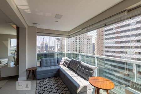 Varanda de apartamento à venda com 4 quartos, 168m² em Vila Gertrudes, São Paulo