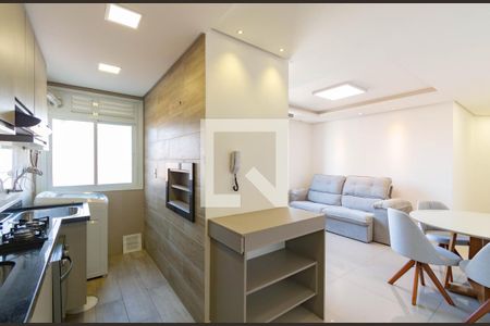 Sala/Cozinha de apartamento para alugar com 2 quartos, 60m² em Centro, Canoas