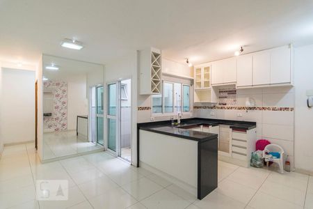 Sala de apartamento para alugar com 2 quartos, 63m² em Vila Valparaíso, Santo André