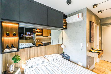 Studio para alugar com 24m², 1 quarto e sem vaga Studio para alugar com 24m², 1 quarto e sem vagaQuarto