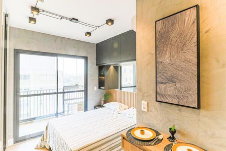 Studio para alugar com 24m², 1 quarto e sem vaga Studio para alugar com 24m², 1 quarto e sem vagaCozinha