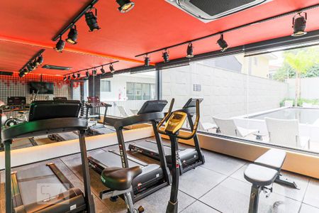 Studio para alugar com 24m², 1 quarto e sem vaga Studio para alugar com 24m², 1 quarto e sem vagaAcademia