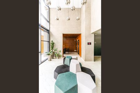 Studio para alugar com 24m², 1 quarto e sem vaga Studio para alugar com 24m², 1 quarto e sem vagaHall