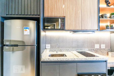 Studio para alugar com 24m², 1 quarto e sem vaga Studio para alugar com 24m², 1 quarto e sem vagaCozinha