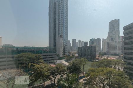 Vista da Sala de apartamento à venda com 1 quarto, 60m² em Cidade Monções, São Paulo