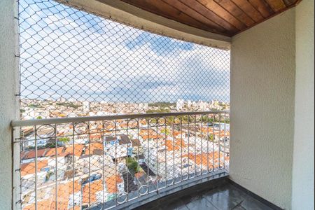 Varanda da Sala de apartamento à venda com 3 quartos, 65m² em Vila Scarpelli, Santo André
