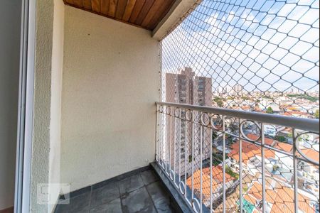 Varanda da Sala de apartamento à venda com 3 quartos, 65m² em Vila Scarpelli, Santo André