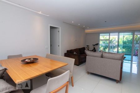 Sala  de apartamento para alugar com 3 quartos, 133m² em Barra da Tijuca, Rio de Janeiro