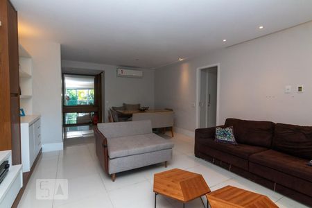 Sala  de apartamento para alugar com 3 quartos, 133m² em Barra da Tijuca, Rio de Janeiro