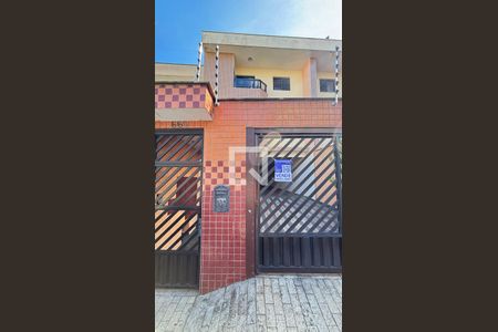 Fachada e Placa de apartamento à venda com 3 quartos, 86m² em Jardim Bela Vista, Santo André