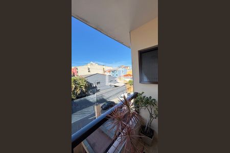 Varanda da Suíte de apartamento à venda com 3 quartos, 86m² em Jardim Bela Vista, Santo André