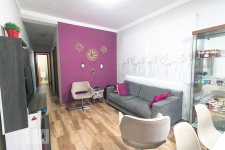 Sala  de apartamento à venda com 2 quartos, 75m² em Jardim, Santo André