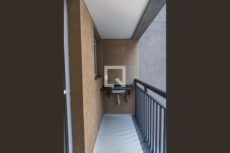 Studio à venda com 28m², 1 quarto e sem vagaVaranda