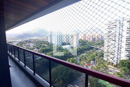 Varanda da Sala de apartamento para alugar com 2 quartos, 90m² em Barra da Tijuca, Rio de Janeiro