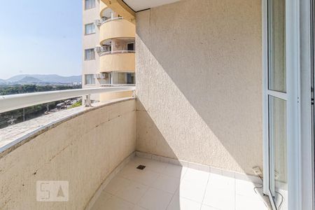 Varanda da Sala de apartamento para alugar com 1 quarto, 43m² em Jacarepaguá, Rio de Janeiro