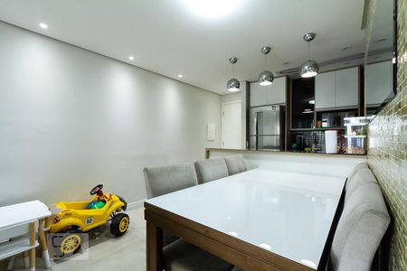 Sala de Jantar de apartamento à venda com 2 quartos, 58m² em Rudge Ramos, São Bernardo do Campo
