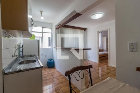 Cozinha  de apartamento para alugar com 3 quartos, 60m² em Praia Comprida, São José