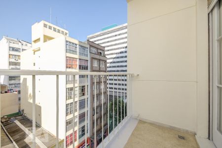 Varanda do Studio de kitnet/studio para alugar com 1 quarto, 30m² em Vila Buarque, São Paulo