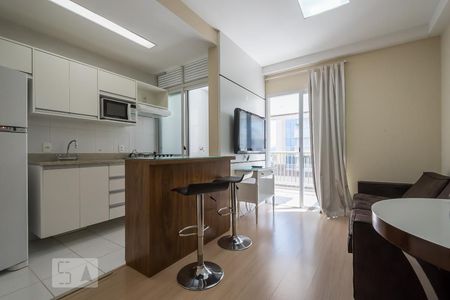 Sala de apartamento à venda com 1 quarto, 41m² em Vila Gertrudes, São Paulo