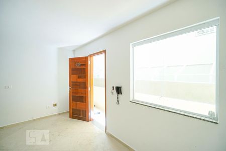 Sala e cozinha de apartamento para alugar com 1 quarto, 34m² em Vila Granada, São Paulo