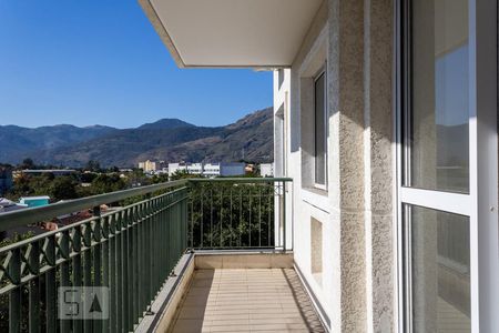 Varanda da Sala de apartamento para alugar com 2 quartos, 65m² em Campo Grande, Rio de Janeiro