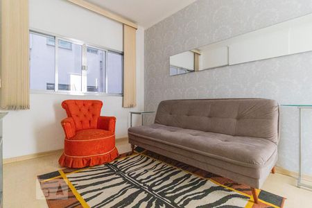 Sala - Sofá de apartamento para alugar com 1 quarto, 45m² em Vila Buarque, São Paulo