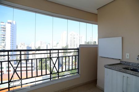 Varanda da Sala de apartamento para alugar com 3 quartos, 95m² em Vila Andrade, São Paulo